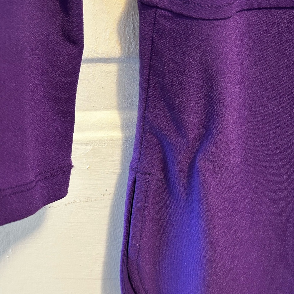 Ralph Lauren Women's Jersey Keyhole Top size small purple - Picture 6 of 7